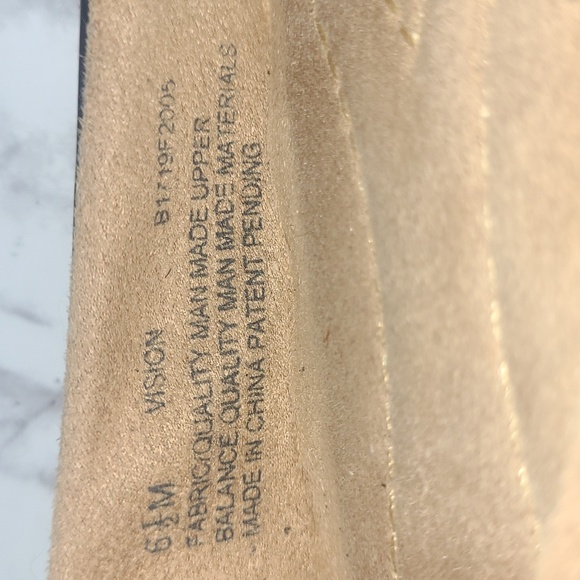 Naturalizer Ballet Flats 6.5 Houndstooth Gray Black Patent Toe Bow Comfort - Picture 6 of 8